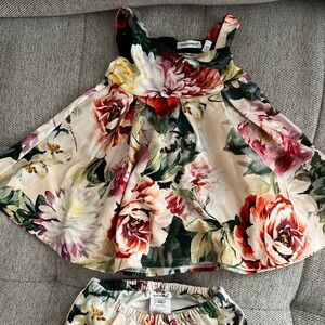 Dolce & Gabbana Multicolor Floral baby Dress